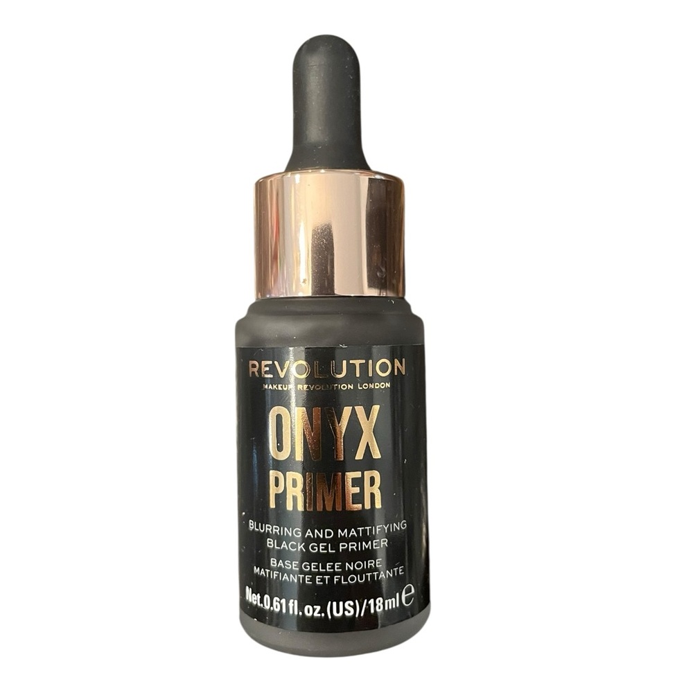Makeup Revolution Onyx Primer Blurring Mattifying Black Gel Face‎ Base 18ml NEW